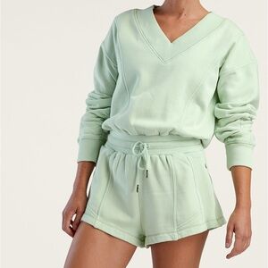 Free People Intercept Romper in Pistachio